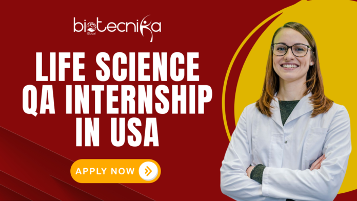 Life Science QA Internship In USA -Quality Intern Opportunity at Thermo Fisher Scientific -  Apply Now