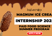 Magnum Ice Cream Internship 2025 | Paid Food Science Summer Program in Australia – Apply Now Magnum Ice Cream Internship 2025 Paid Food Science Summer Program in Australia - Apply Now
