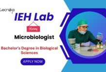 Microbiologist Job at IEH Labs for Biological Science Graduates | Apply Now Microbiologist Job at IEH Labs for Biological Science Graduates | Apply Now