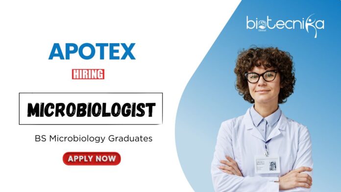 Microbiology Jobs at Apotex BS Graduates Apply Now for the Microbiologist Role