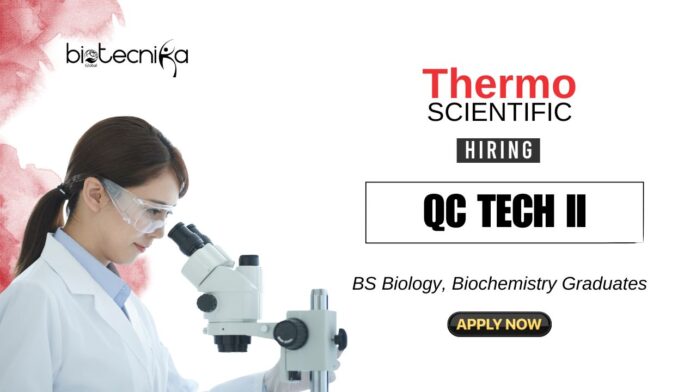 Quality Control Job at Thermofisher BS Graduates Apply Now for the Technician Role 