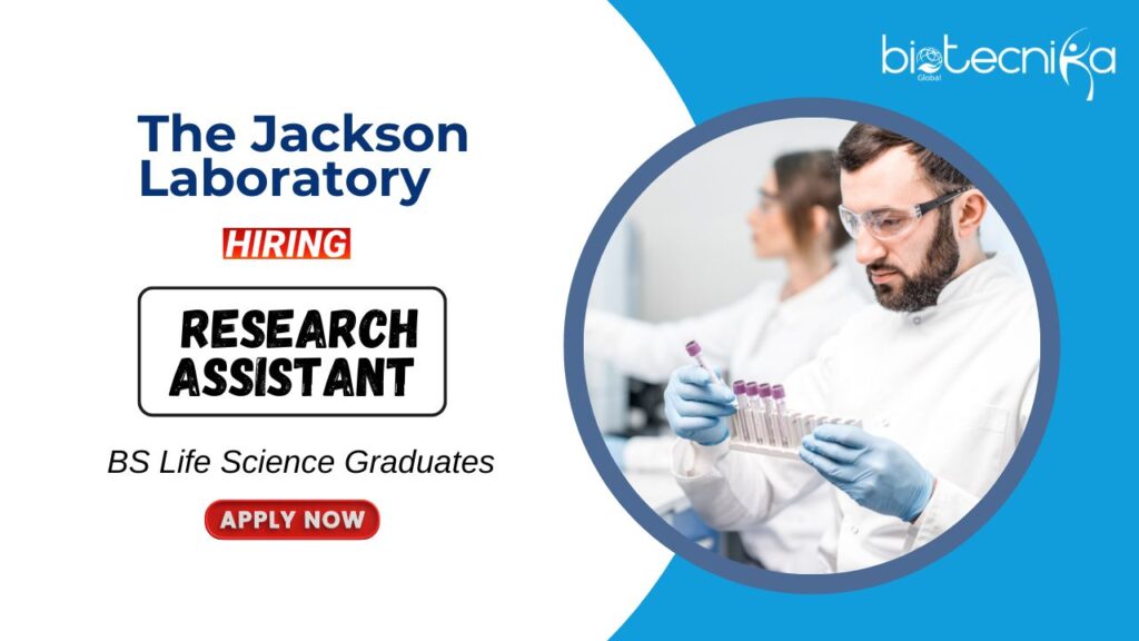 Research Lab Jobs Research Job at Jackson Laboratory | Apply Now