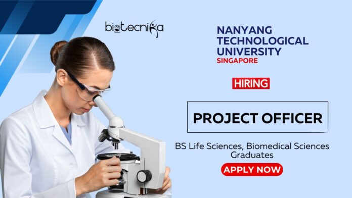 Research Jobs at NTU Life Science Graduates Apply Now for the Project Officer Role