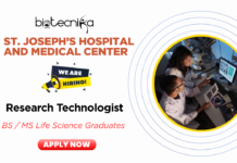 Research Technologist Job Opportunity at St. Joseph’s Hospital in Phoenix | BS and MS Graduates Apply Now Research Technologist Job Vacancy at St. Joseph’s Hospital in Phoenix BS and MS Life Science Graduates Apply