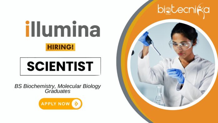 Scientist Job at Illumina BSc Molecular Biology Graduates Apply Online (1)