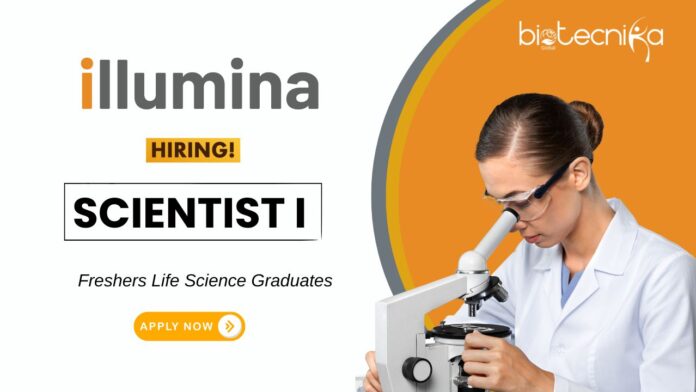 Scientist Job at Illumina Freshers BS Graduates Apply Online