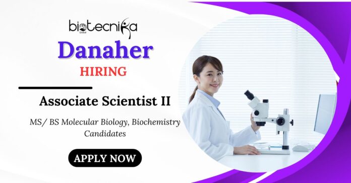 Research and Development Jobs at Danaher | MS Biological Science Candidates Apply Now
