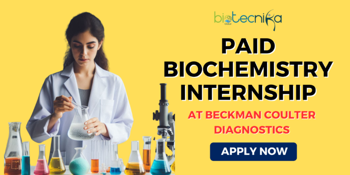 Paid Biochemistry Internship