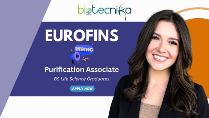 Associate Job at Eurofins Scientific Berkeley CA Apply now. BS Life Science Graduates can apply , Life science jobs , Eurofins careers.