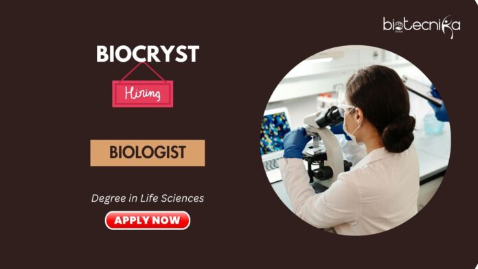 Biologist Jobs At BioCryst- Apply Now Life Science Jobs & Biochemistry Jobs Biologist Jobs At BioCryst- Apply Now Life Science Jobs & Biochemistry Jobs