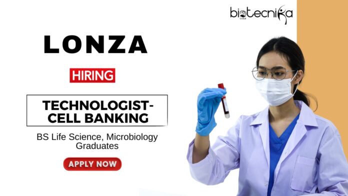 Biology Job at Lonza BS Graduates Apply Now for the Technologist Role (1)