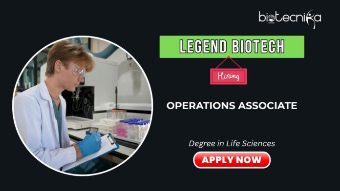 Operations Associate Job- Apply Now | Biotech Jobs | Life Science Jobs