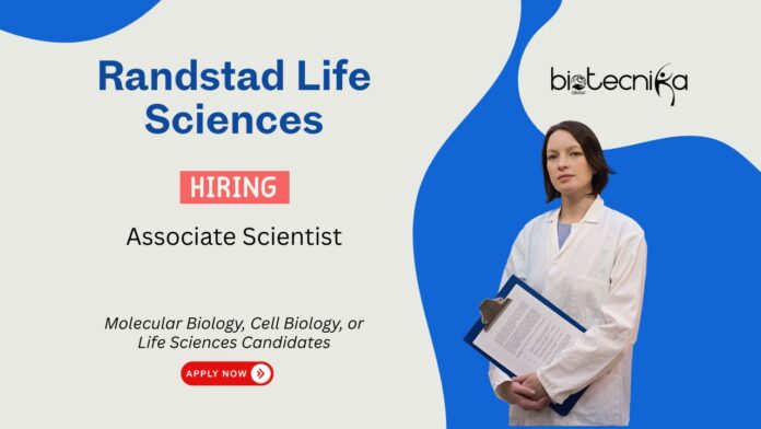 Associate Scientist Job at Randstad Life Sciences in South San Francisco, CA. Work on biomarker assays & molecular biology techniques. Apply