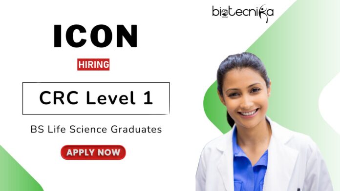 Clinical Research Job at ICON Life Science Graduates Apply Now 