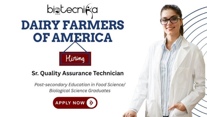 Join T.G. Lee Dairy as a Senior QA Technician-Dairy QA Jobs Apply now