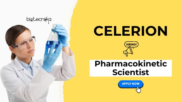 Pharmacokinetic Scientist Jobs at Celerion | Apply Now for Jobs in Clinical Pharmacology 