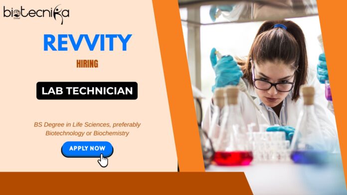 Lab Technician Jobs at Revvity- Apply Now Biotechnology Jobs & Life Science Jobs