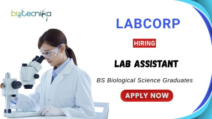Labcorp Careers Life Science Job-Lab Assistant Jobs in USA Labcorp Careers Life Science Job-Lab Assistant Jobs in USA