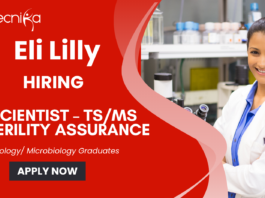 Microbiology Job – Scientist Sterility Assurance Position Jobs at Eli Lilly