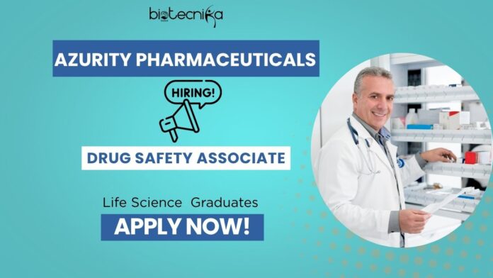 Pharma jobs in drug safety and FDA compliance Azurity Pharmaceuticals