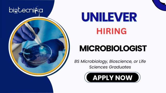 Next Generation Microbiologist Job at Unilever Unilever Careers R&D