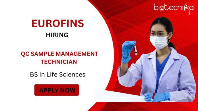 QC Jobs at Eurofins- Life science Graduates Apply Now