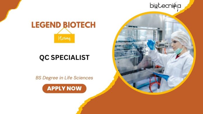 QC Jobs at Legend Biotech- Apply Now Life Science Jobs