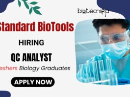Quality Control Job at Standard BioTools - Life Science Job