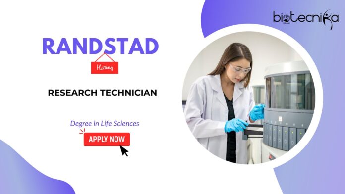 Randstad Careers Apply Now For Research Technician Jobs Research Jobs