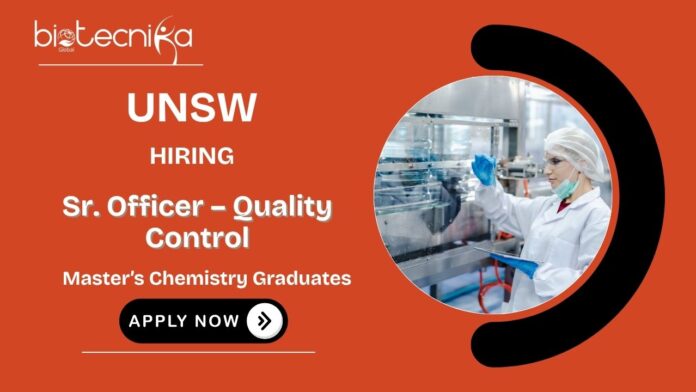 Research Associate Position – PhD Life Science Job UNSW Career