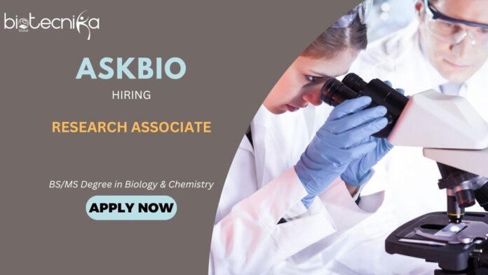 Research Jobs at AskBio- Apply Now For Research Associate Position