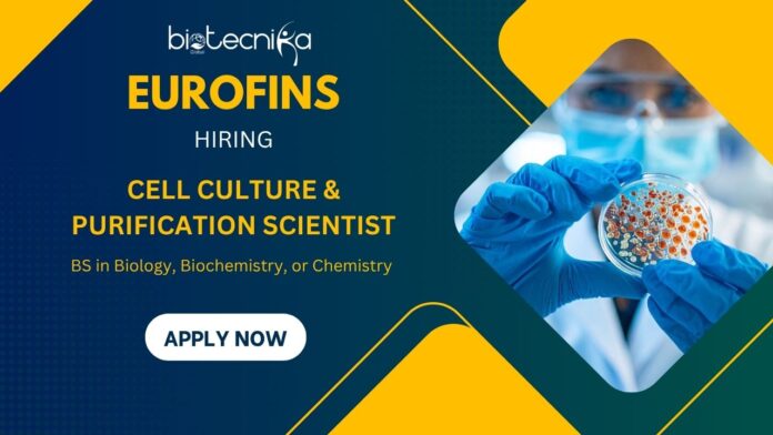 Scientist Jobs at Eurofins- Life Science Graduates Apply Now
