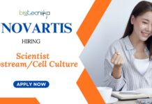 Scientist Job at Novartis Careers | Apply Now for BSc Biochemistry Jobs! A promising opportunity for the Scientist Job at Novartis Careers Apply Now for BSc Biochemistry Jobs!