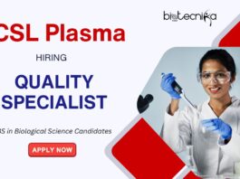 Biological Science Jobs at CSL Careers Apply for Quality Specialist Role Now!
