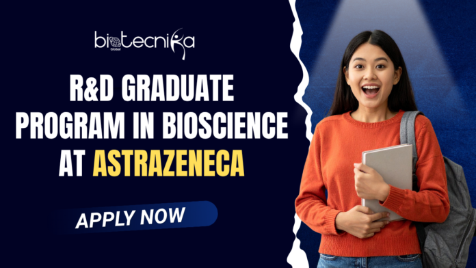 Bioscience Careers R&D Graduate Program in Bioscience at AstraZeneca. Kickstart your career with AstraZenecaโs R&D Internship in Bioscience. Bioscience Careers R&D Graduate Program in Bioscience at AstraZeneca. Kickstart your career with AstraZenecaโs R&D Internship in Bioscience. Based in Boston, this two-year graduate program offers hands-on life science research experience, mentorship, and professional growth opportunities.