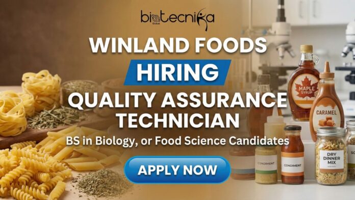 Build your Career with the Quality Assurance Jobs at Winland Foods Apply for the Quality Assurance Technician Role