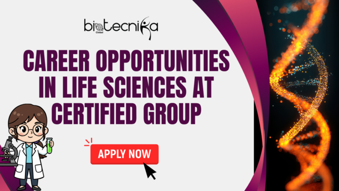 Career Opportunities in Life Sciences at Certified Group. Latest Life Science Jobs in the USA. Microbiology Technician Jobs