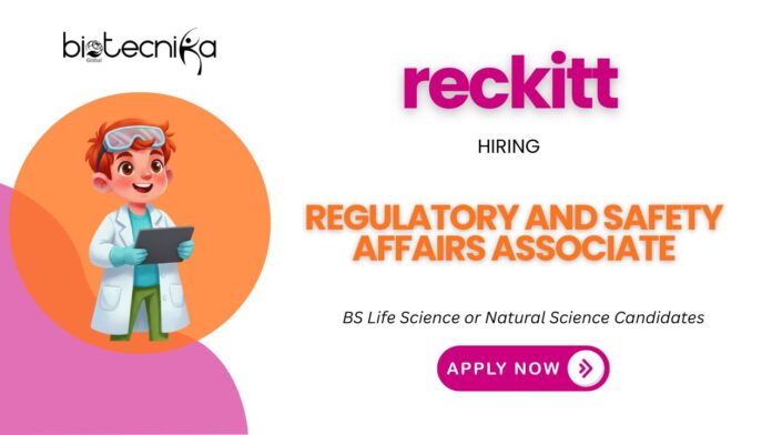 Exciting Life Science Job at reckitt careers Apply for the Regulatory Affairs Role Now! Exciting Life Science Job at reckitt careers Apply for the Regulatory Affairs Role Now!