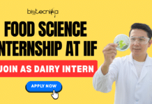 Food Science Internship at IIF | Join as a Dairy Intern Food Science Internship at IIF. Join as a Dairy Intern at IIF. Join the IFF Dairy Internship. Latest Life Science Career Opportunities