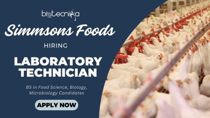 Laboratory Technician Job Opportunities at Simmsons Apply for the Quality Control Job and lead your Microbiology Career Now! Laboratory Technician Job Opportunities at Simmsons Apply for the Quality Control Job and lead your Microbiology Career Now!