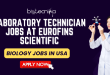 Eurofins Scientific Hiring Biology Grads for Sequencing Laboratory Technician Role Laboratory Technician Jobs at Eurofins Scientific. Biology Jobs in USA. Latest Life Science Job Openings in USA.
