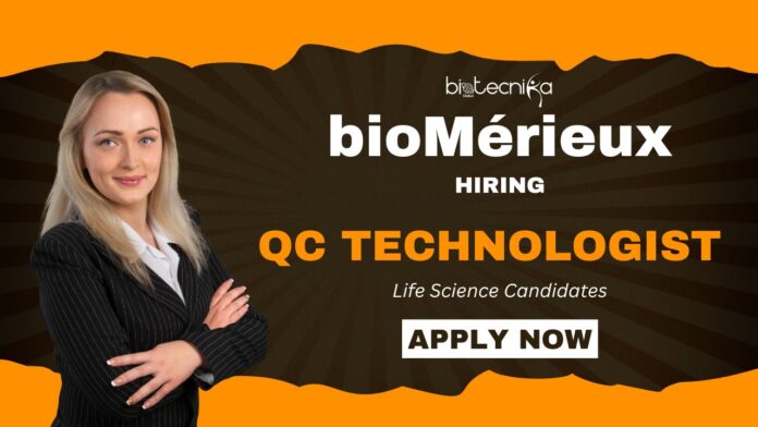 Latest Life Science Jobs for the role Quality Technologist Apply for the Quality Control Job Now!