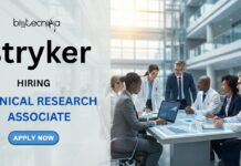 Latest Remote Jobs for Science Candidates | Apply for the Clinical Research Associate Role at Stryker Careers Now! Latest Remote Jobs for Science Candidates Apply for the Clinical Research Associate Role at Stryker Careers Now!