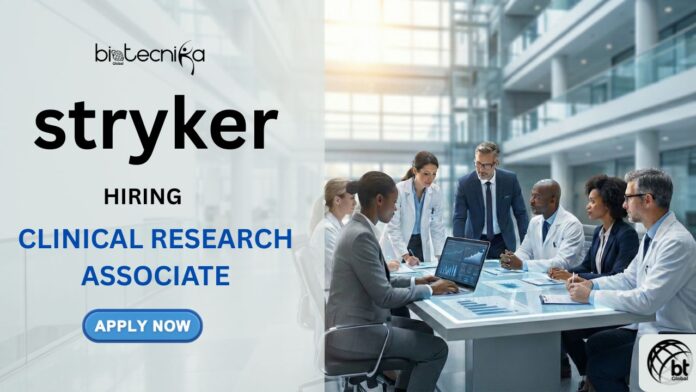 Latest Remote Jobs for Science Candidates Apply for the Clinical Research Associate Role at Stryker Careers Now!