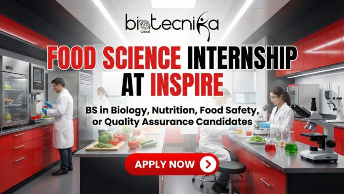 Launch your career with the Food Science Internship at Inspire Careers Apply for the Food Safety Intern Role Now! Launch your career with the Food Science Internship at Inspire Careers Apply for the Food Safety Intern Role Now!
