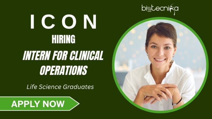 Life Science Jobs at ICON plc Careers Apply Now for the Intern Role and unlock your healthcare careers!