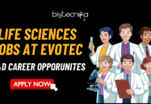 Life Sciences Jobs At Evotec | R&D Career Opportunities in Washington Life Sciences Jobs at Evotec. R&D Career Opportunities in Washington. Apply now for the Senior Lab Associate, Bioreactor Process Design role.