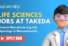 Life Sciences Jobs at Takeda | Biotech Manufacturing Job Openings in Massachusetts Life Sciences Jobs at Takeda Biotech Manufacturing Job Openings in Massachusetts - Apply Now