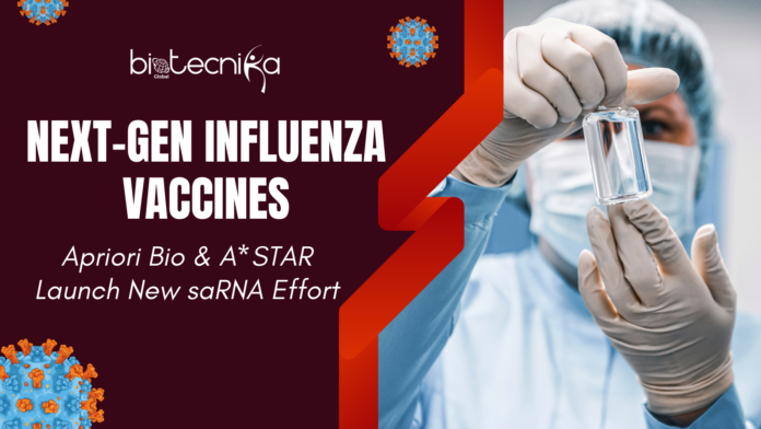 Apriori Bio and A*STAR partner to develop next-generation saRNA influenza vaccines using AI-driven antigen design, boosting global preparedness against H5 flu.