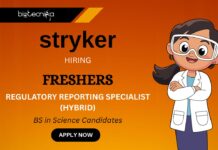 Openings for BSc Science Jobs at Stryker | Apply for the Clinical Research Job Now! Openings for BSc Science Jobs at Stryker Careers Apply for the Clinical Research Job Now!